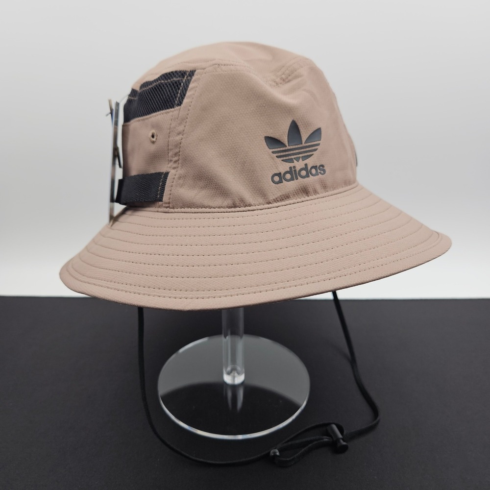 Adidas Originals Webbing Boonie Hat Trace Brown Black Unisex L/XL JK0044B New